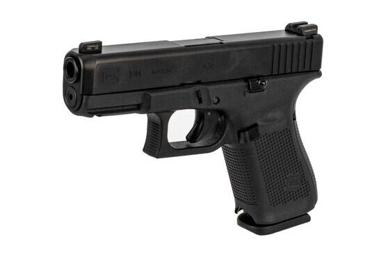 Glock G19 Gen 5 9mm pistol FBI Edition features a rounded magazine release